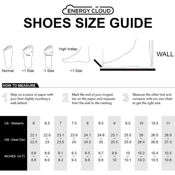 Aleader Women's Black/gray Energycloud Lightweight Slip On Walking Running Shoes - Picture 2 of 8